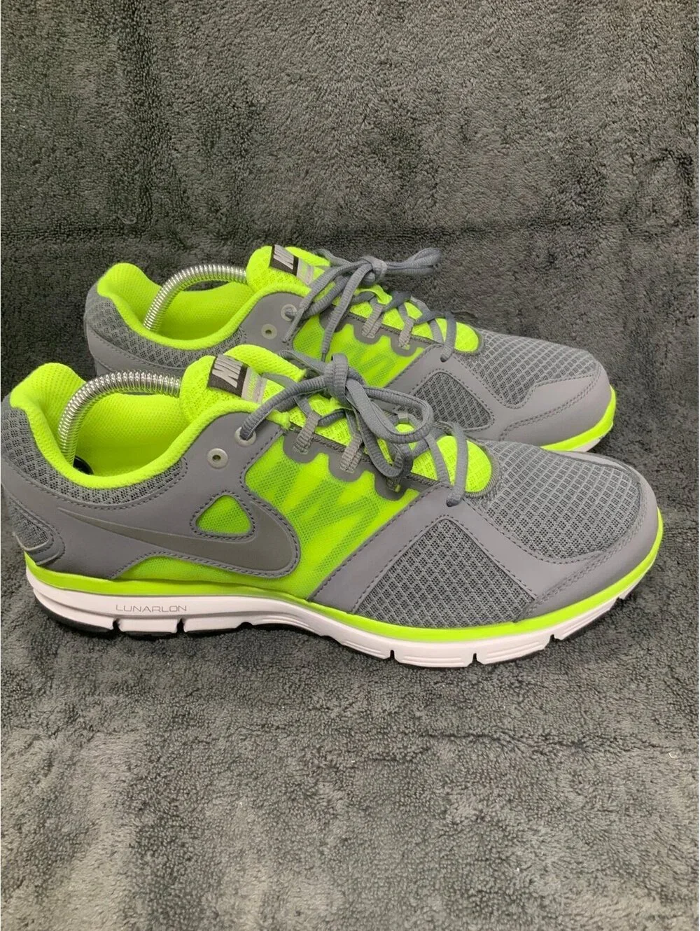 Nike Air Icarus Flywire Gray Green Running Shoes 527203-003 Men Size 10.5